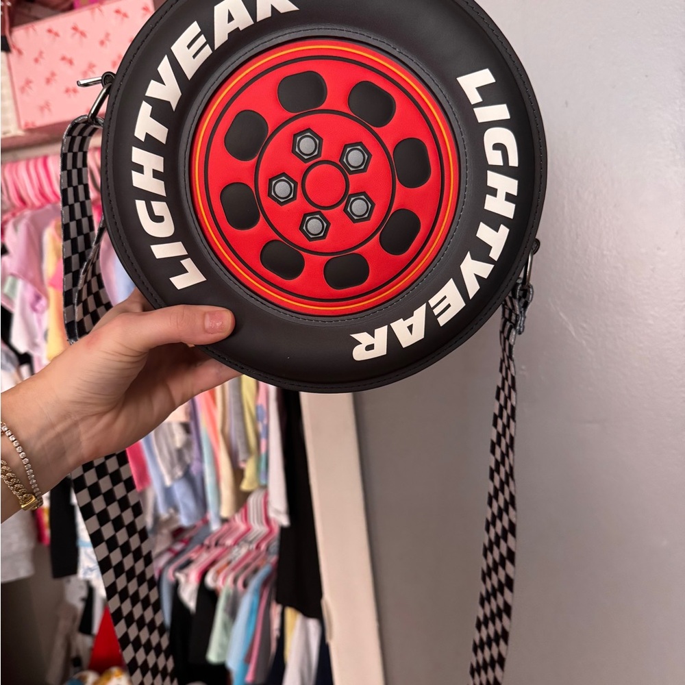 Boxlunch Loungefly Lightning McQueen Crossbody Bag